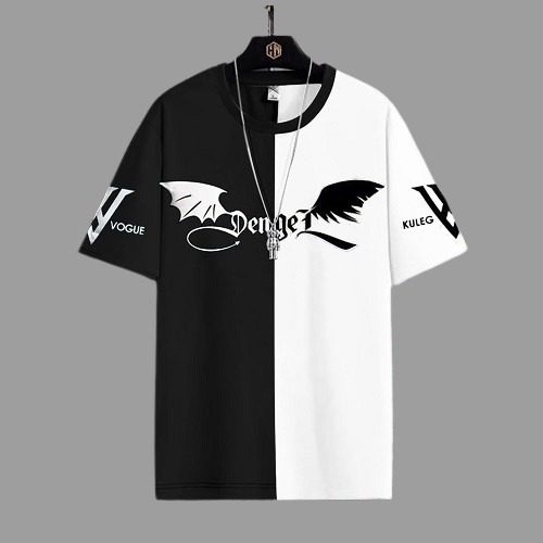Stylish Half Sleeve T-shirt(লকেট হবে না)